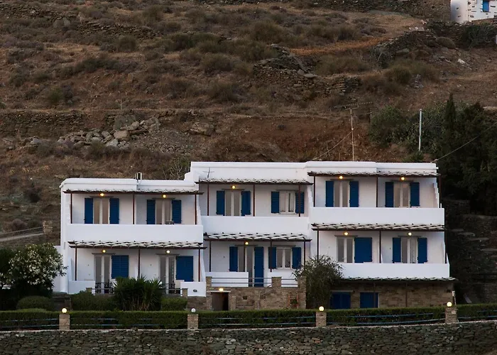 Hotel apartamentowy Meltemi Tinos Agios Romanos